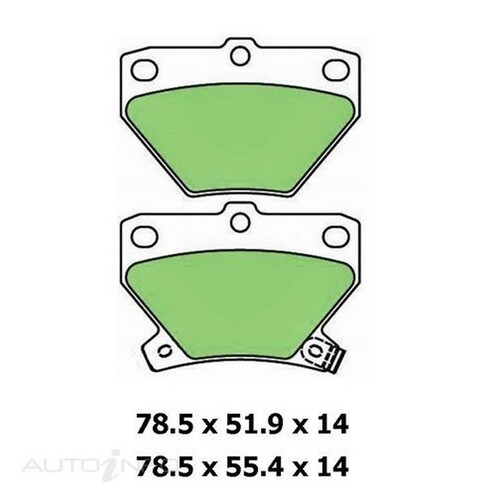 New Genuine PROTEX Brake Pad - Rear #DB1429CP