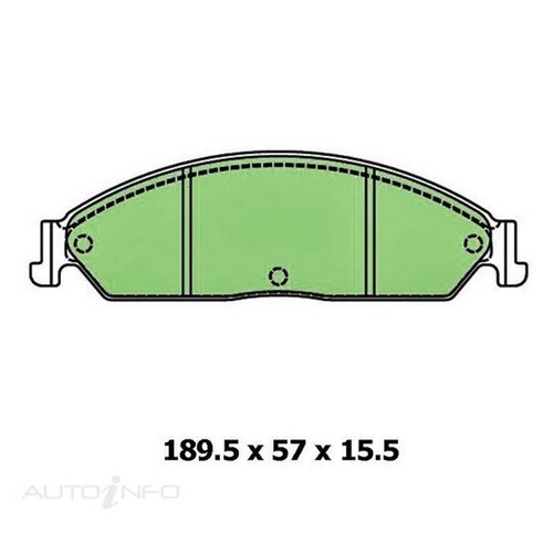 New Genuine PROTEX Brake Pad - Front #DB1473CP