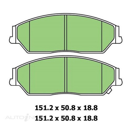 New Genuine PROTEX Brake Pad - Front #DB1474CP