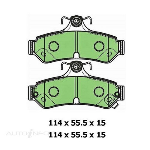 New Genuine PROTEX Brake Pad - Rear #DB1475CP