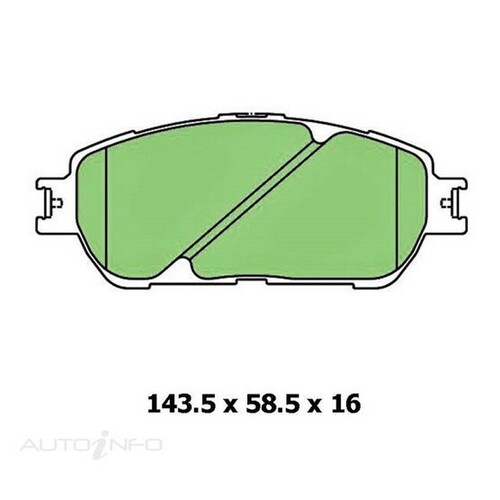 New Genuine PROTEX Brake Pad #DB1490B
