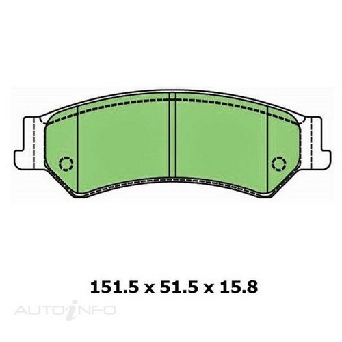 New Genuine PROTEX Brake Pad - Rear #DB1675CP