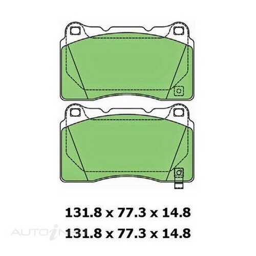 New Genuine PROTEX Brake Pad - Front #DB1678CP
