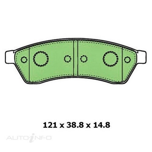 New Genuine PROTEX Brake Pad #DB1689B