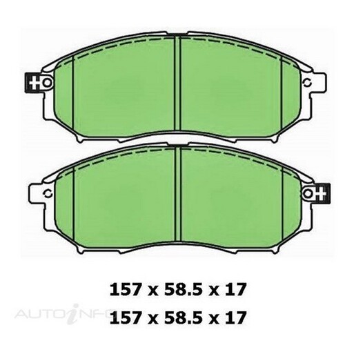 New Genuine PROTEX Brake Pad - Front #DB1696F