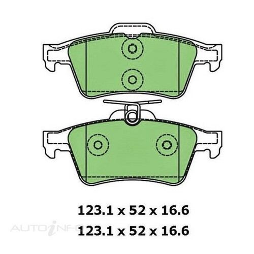 New Genuine PROTEX Brake Pad - Rear #DB1763CP