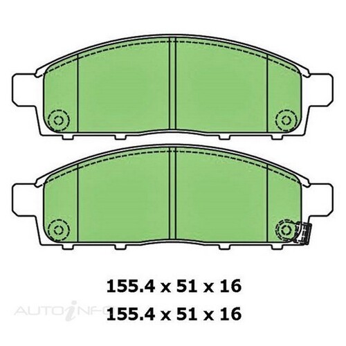New Genuine PROTEX Brake Pad - Front #DB1774CP