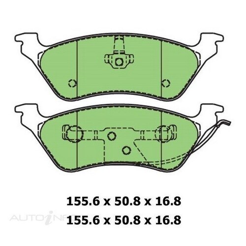 New Genuine PROTEX Brake Pad - Rear #DB1853B