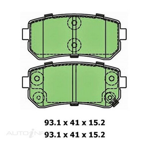 New Genuine PROTEX Brake Pad #DB1943CP