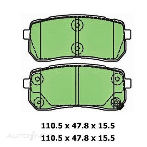 New Genuine PROTEX Ultra Disc Pad Set #DB1957CP