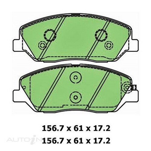 New Genuine PROTEX Disc Pad Set - Front #DB2034CP