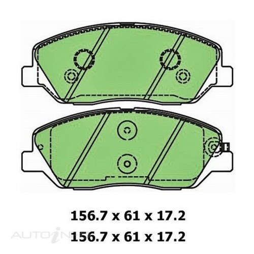 New Genuine PROTEX Disc Pad Set #DB2034F