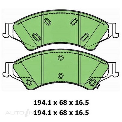 New Genuine PROTEX Ultra Disc Pad Set #DB2074CP