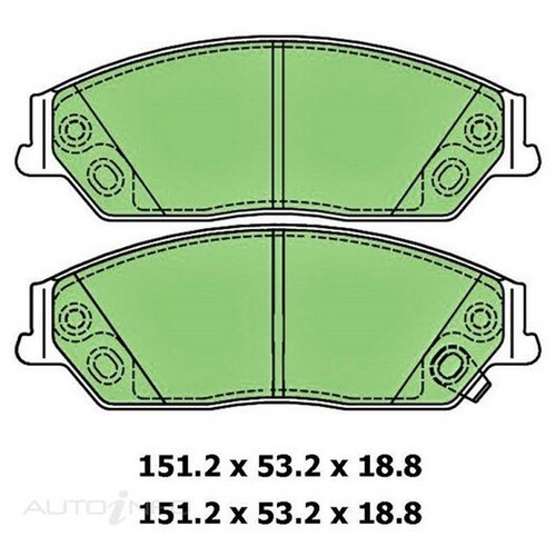 New Genuine PROTEX Ultra Disc Pad Set #DB2243CP