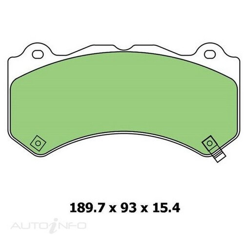 New Genuine PROTEX 4WD Disc Pad Set #DB2375F