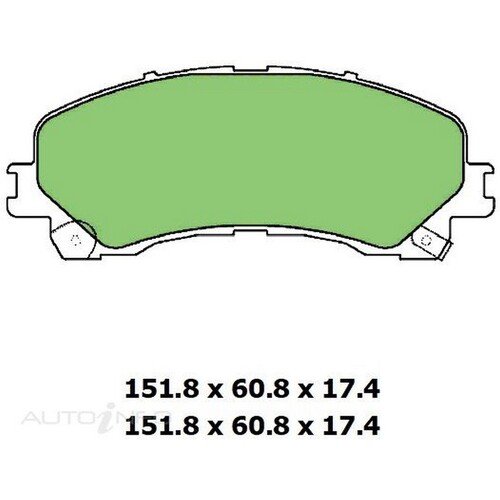 New Genuine PROTEX Ultra Disc Pad Set #DB2481CP