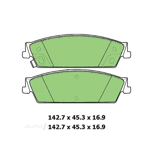 New Genuine PROTEX Disc Pad Set #DB3166CP