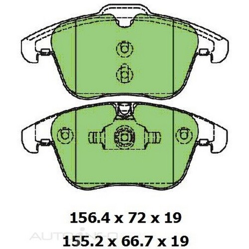 New Genuine PROTEX Brake Pad #DB3245UP