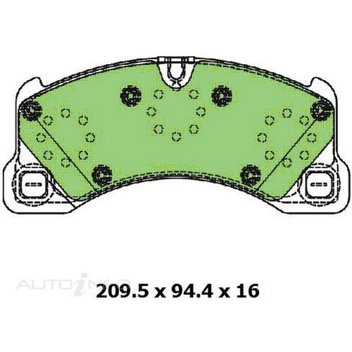 New Genuine PROTEX Ultra Plus Brake Pad - Front #DB3252UP