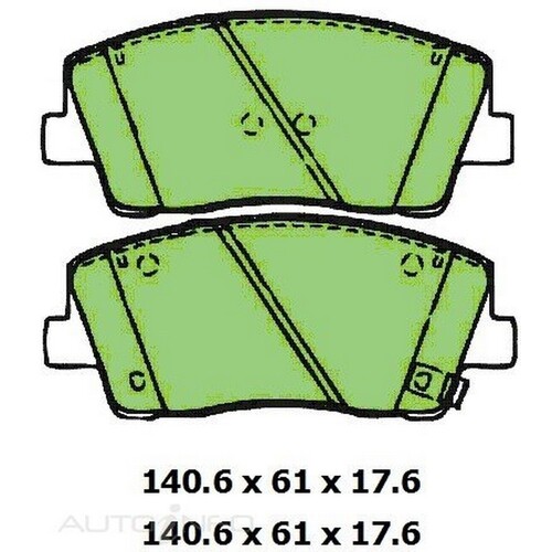 New Genuine PROTEX Ultra Disc Pad Set #DB3269CP