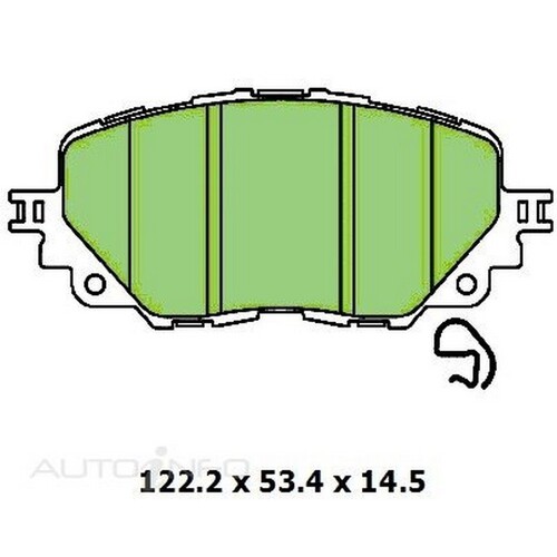 New Genuine PROTEX Ullta Disc Pad Set #DB3276CP