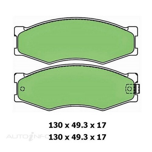 New Genuine PROTEX Brake Pad - Front #DB382CP