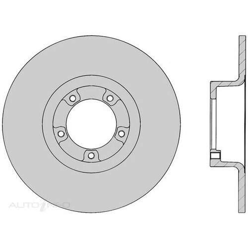 New Genuine PROTEX Rotor - Front #DR001