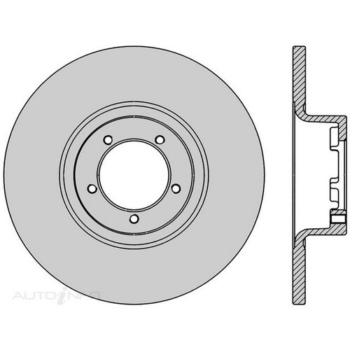 New Genuine PROTEX Rotor - Front #DR002