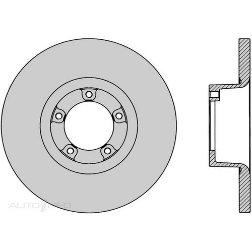 New Genuine PROTEX Rotor - Front #DR004