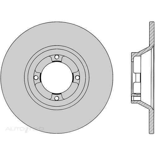 New Genuine PROTEX Rotor - Front #DR006