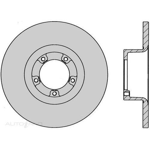 New Genuine PROTEX Rotor - Front #DR008