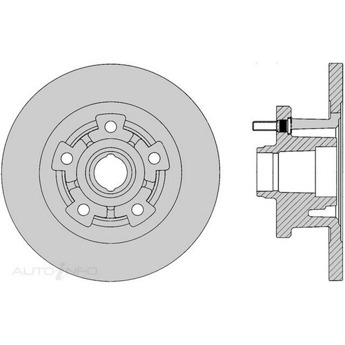 New Genuine PROTEX Rotor - Front #DR010