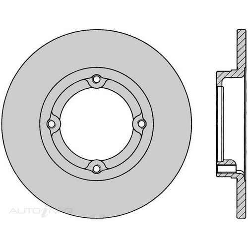 New Genuine PROTEX Rotor - Front #DR012