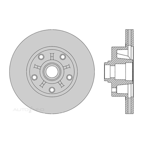 New Genuine PROTEX Rotor - Front #DR014