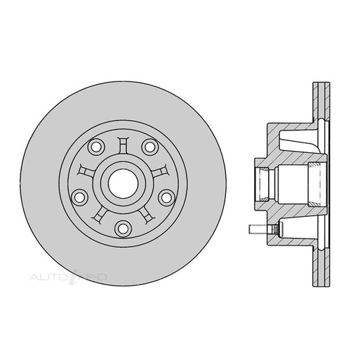 New Genuine PROTEX Rotor - Front #DR015