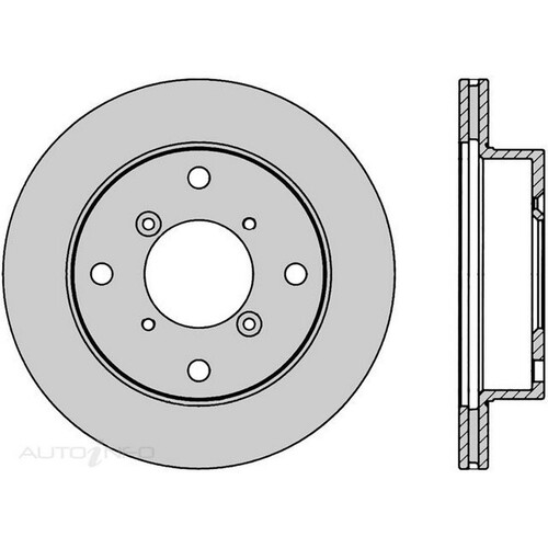 New Genuine PROTEX Rotor - Front #DR022