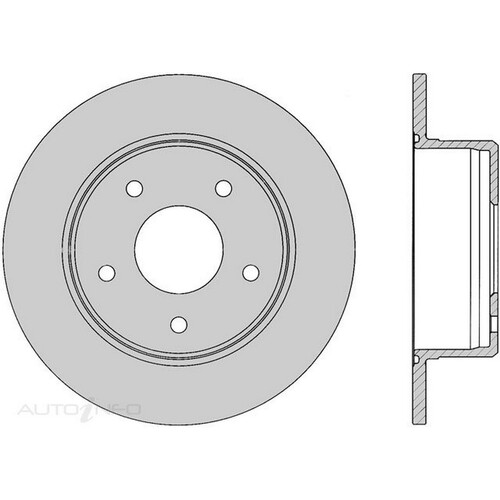 New Genuine PROTEX Rotor - Rear #DR026