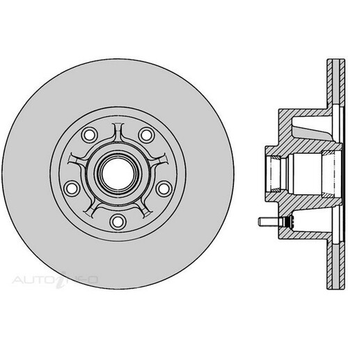 New Genuine PROTEX Rotor - Front #DR027