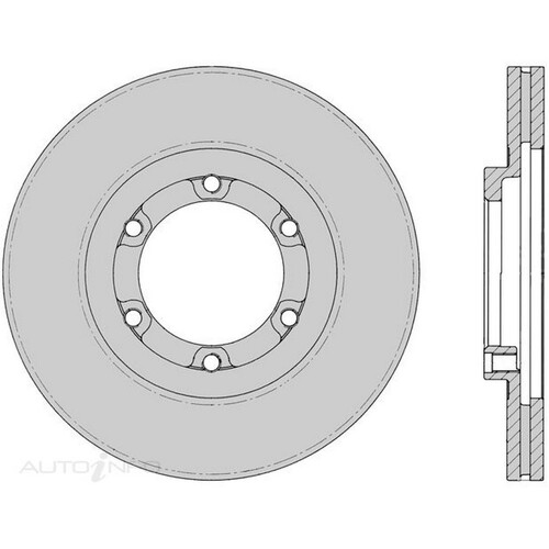 New Genuine PROTEX Rotor - Front #DR033