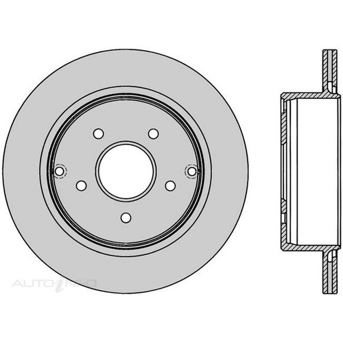 New Genuine PROTEX Rotor - Rear #DR049