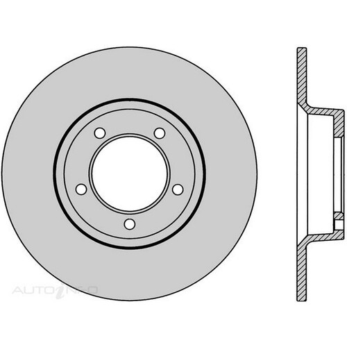New Genuine PROTEX Rotor - Front #DR072