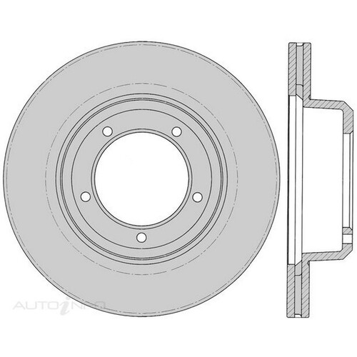 New Genuine PROTEX Rotor - Front #DR086