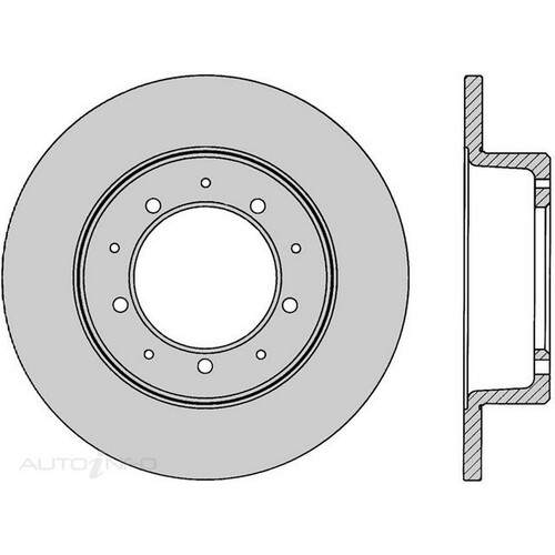 New Genuine PROTEX Rotor - Rear #DR088