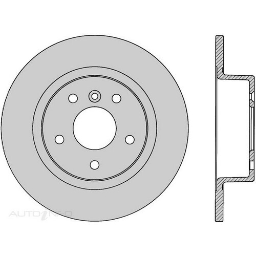 New Genuine PROTEX Rotor - Rear #DR093