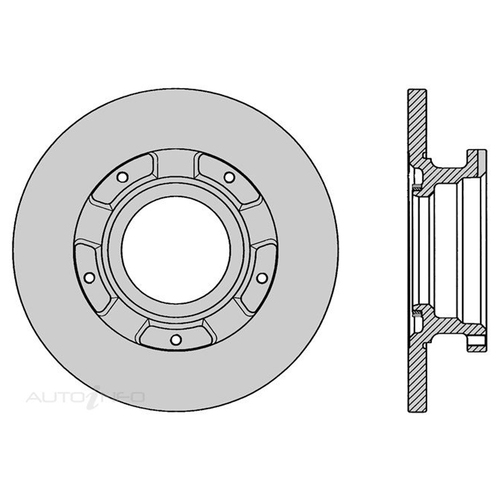 New Genuine PROTEX Rotor - Rear #DR1022