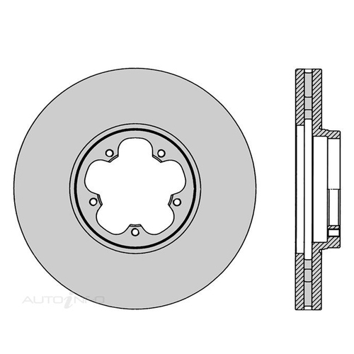 New Genuine PROTEX Rotor - Front #DR1028