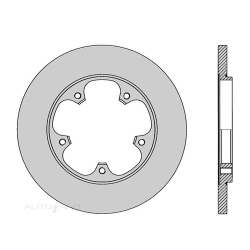 New Genuine PROTEX Rotor - Rear #DR1029