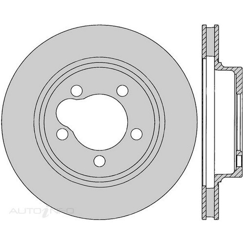 New Genuine PROTEX Rotor - Rear #DR103