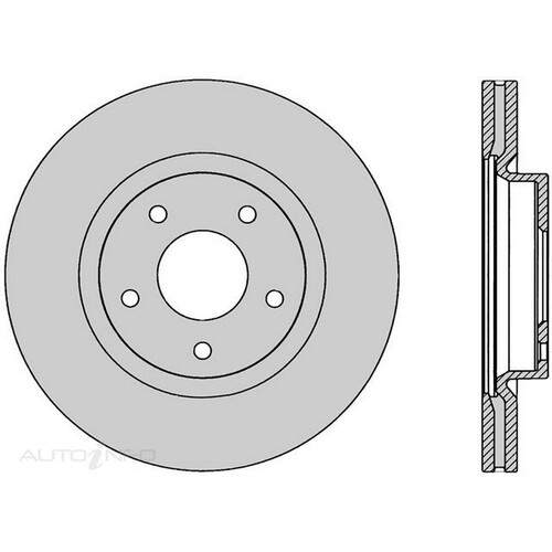 New Genuine PROTEX Rotor - Front #DR1043