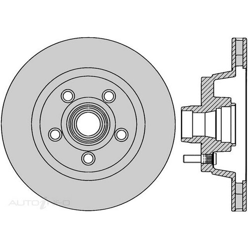 New Genuine PROTEX Rotor - Front #DR106H